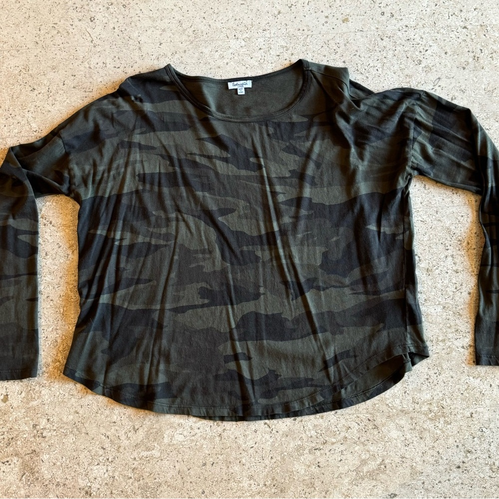 Splendid Camo Top